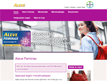 Tablet Screenshot of alevefeminax.nl